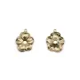 Gold filled sun charm 8mm x 2pcs