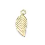 Gold filled 14k leaf charm 5x12mm x 2pcs