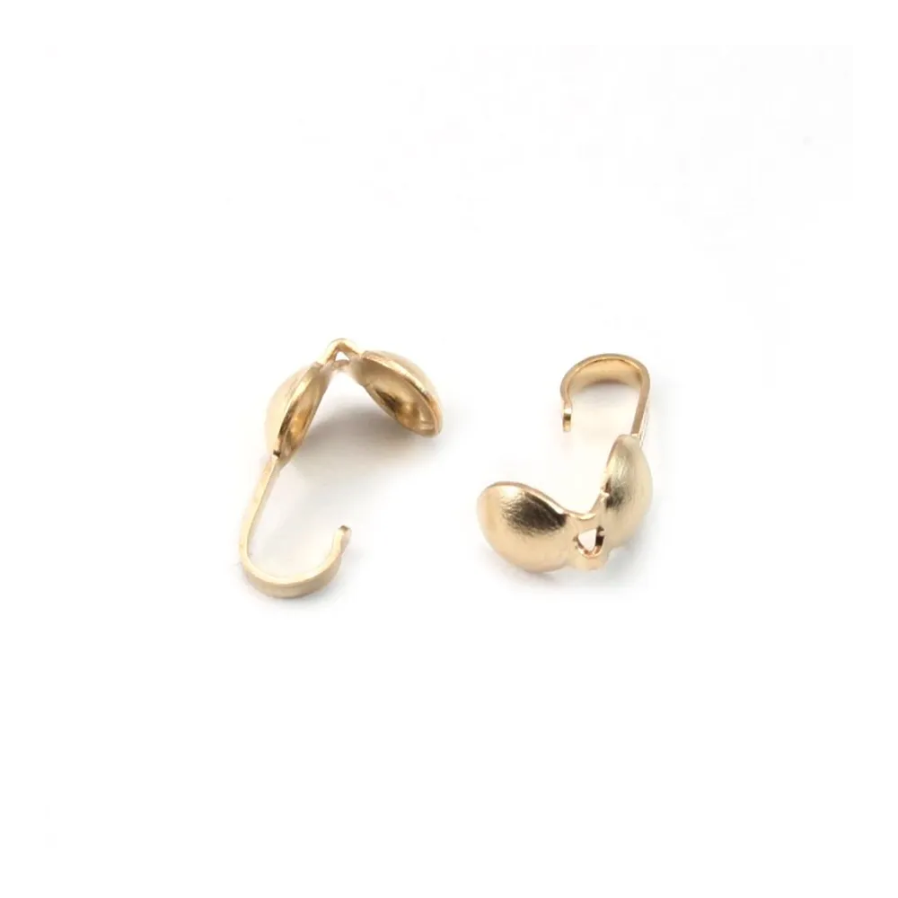 CACHE NOEUD 4MM GOLD FILLED 14 CARAT 2G 20PCS