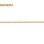 CHAÎNE MAILLE OVALE 1.6x1,3 MM EN GOLD FILLED 14 CARATS x 50CM