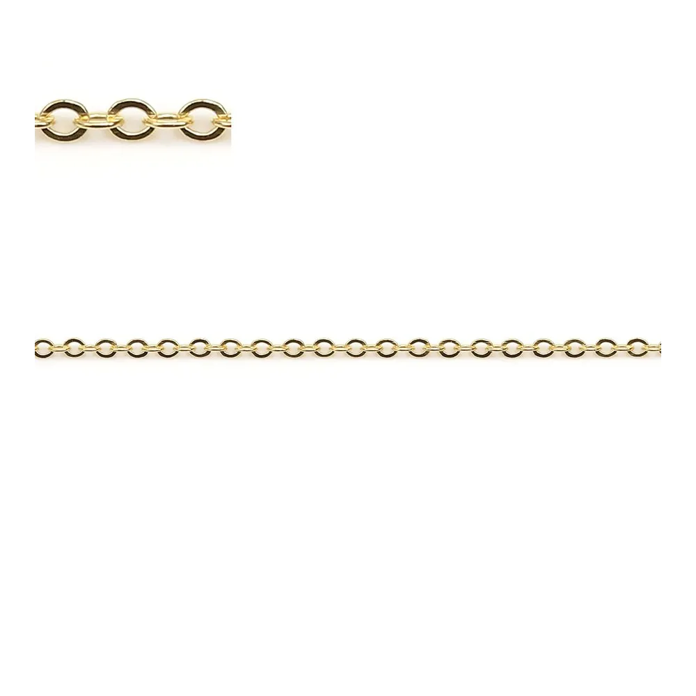 Chaine gold filled 14 carats  maille footage 1.0mm x  50cm