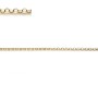 Oval Chaine 14KGF 1.1mm x  50cm
