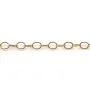 Chaine14KGF  Maille Anneau Ovale 4x5mm  x  50cm
