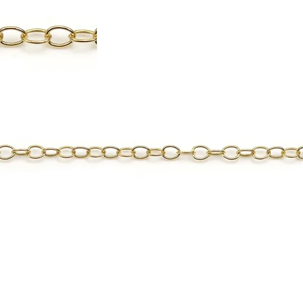 Chaine Gold Filled 14 carats 2.9x2.3mm x 50cm