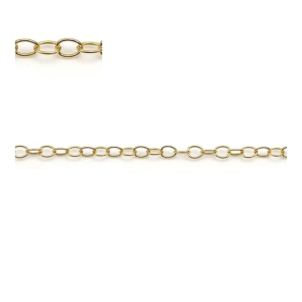 Chaine Gold Filled 14 carats 2.9.x2.3mmX 50cm