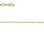 Chaine14KGF  maille anneau rectangle 1.75 x 3.35mm  x  50cm