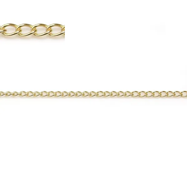 Chaîne 14KGF Gourmette Cable 1.5x2.0mm x 50cm