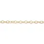 Chaine gold filled  14 carats  maille  ovale 2.6x3.7mm x  50cm