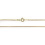 14K Gold filled chaine SERPENTINE 40cmX1.0MM x 1pc