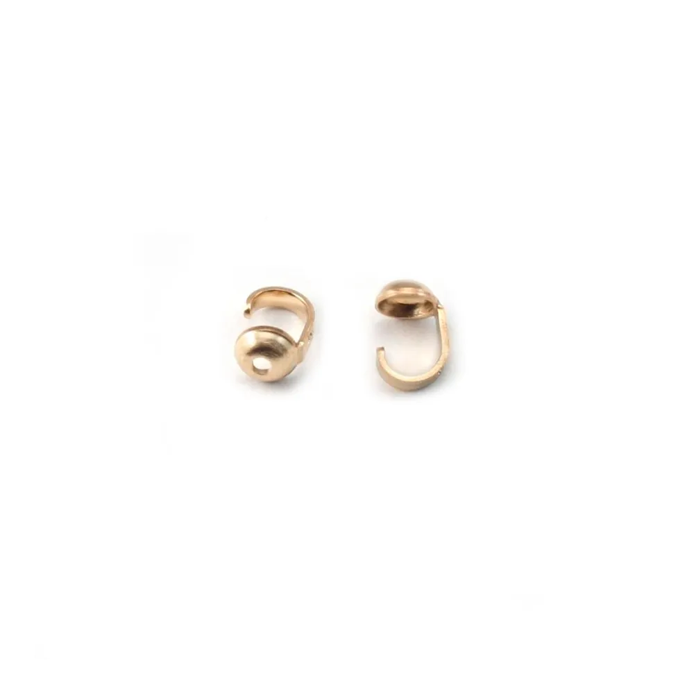 EMBOUT ATTACHE 3.1X1MM GOLDE FILLED 14 CARAT 2G 40pcs