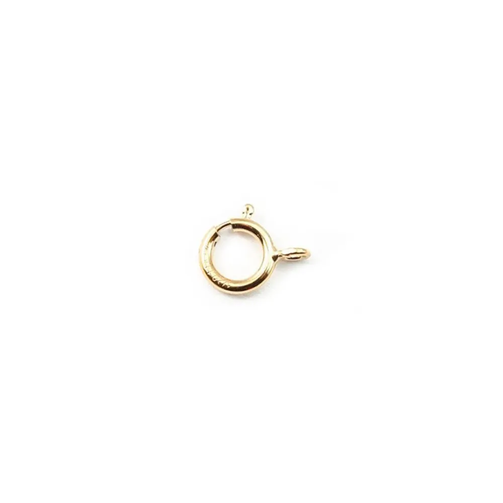 Femoir à ressort 5mm Gold Filled 14 carats x 2pcs