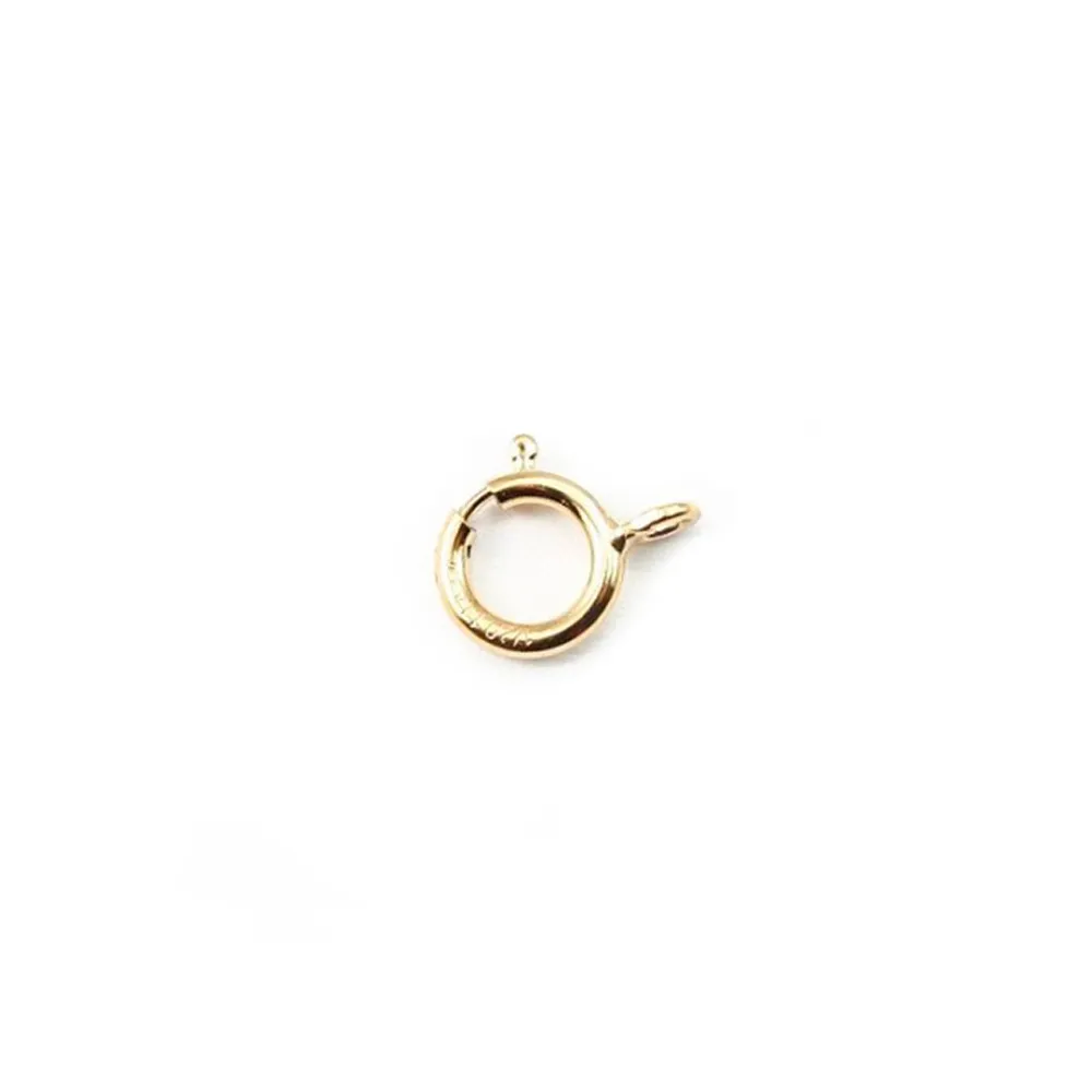 Fermoir à ressort 6mm Gold Filled 14 carats X2 pcs