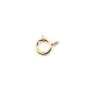 14K Gold filled 6mm Spring ring w/open ring x 2pcs