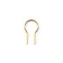  omega  8x3x0.5mm Gold Filled 14 carats x 2pcs