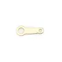 Gold filled rosé 14 carats attache fermoir 3x8mm x 10pcs