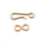 Fermoir crochet en gold filled 14 carats 14mm x 1pc