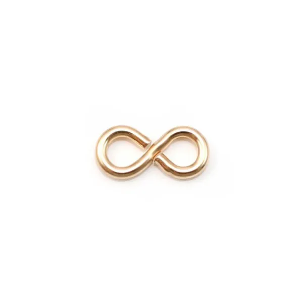 Intercalaire infini en gold filled 14 carats 4.25x9x1.0mm x 2pcs