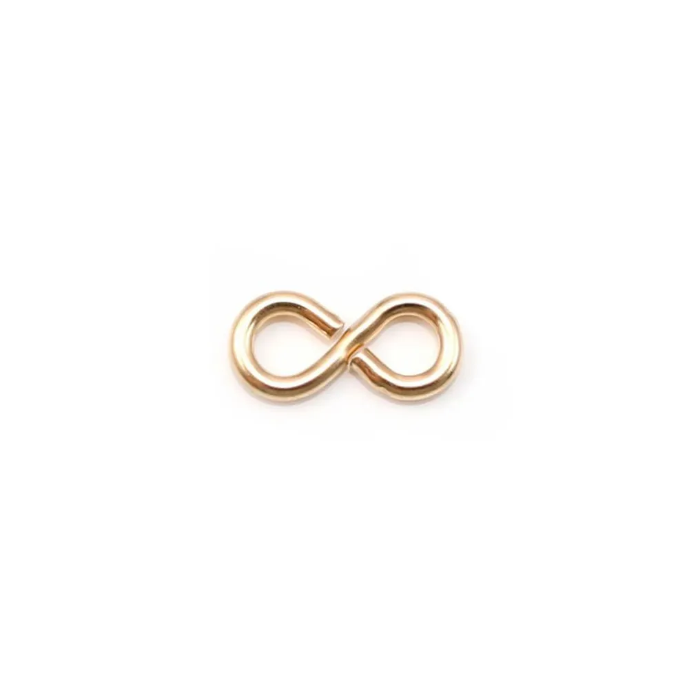 Intercalaire infini en gold filled 14 carats 4.25x9x1.0mm x 2pcs