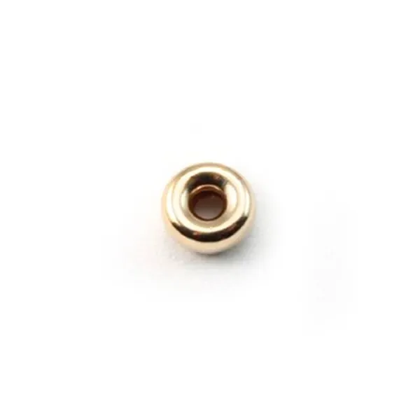 RONDELLE 5X1.4MM GOLD FILLED 14 CARAT 2.84G20PCS