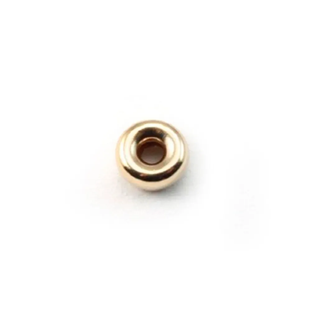 RONDELLE 5X1.4MM GOLD FILLED 14 CARAT 2.84G20PCS