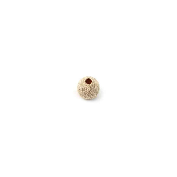 BOULE 8X2MM GOLD FILLED 14 CARAT 2.47G 5PCS	