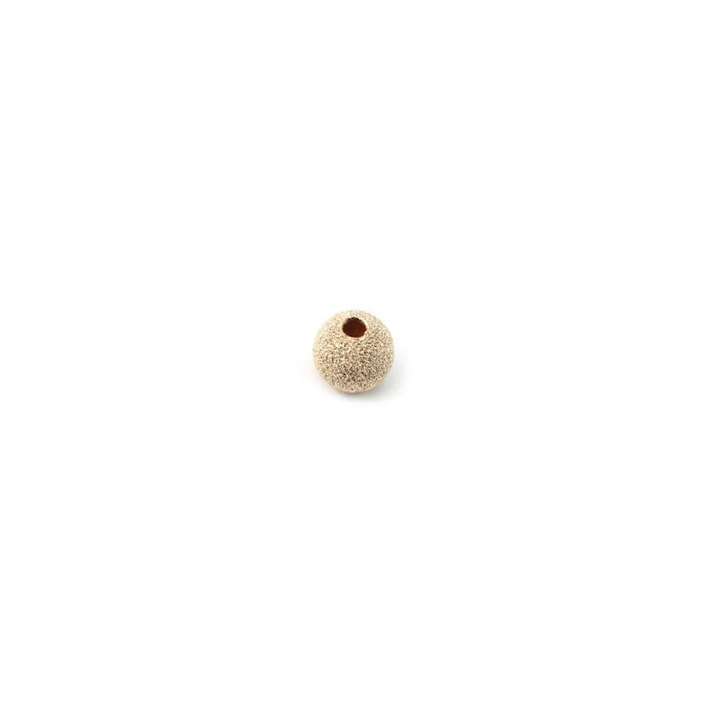 BOULE 8X2MM GOLD FILLED 14 CARAT 2.47G 5PCS	
