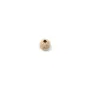 BOULE 8X2MM GOLD FILLED 14 CARAT 2.47G 5PCS	