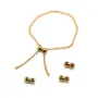 Stopper en gold filled 14k, avec 2 perles, 3mm x 1pc