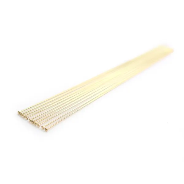 CLOU TETE PLAT 50X0.38MM GOLD FILLED 14 CARAT 2.62G50PCS