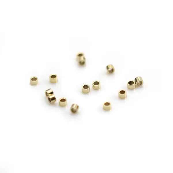 Tube 1.6X1.0mm Gold Filled 14 carats x 20 st