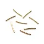 Tube incurvé gold filled 14 carats 10x1.0x0.5mm x 10pcs