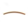 14K Gold filled 25x1.5mm curved tube x 2pcs 