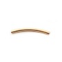14K Gold filled 15x1.5mm curved tube x 2pcs 