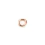 Gold filled rosé 14k anneaux ouvert 6 x 1mm x 4pcs