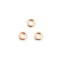 Gold filled rosé 14k anneaux fermé 0.64x3mm x 10pcs