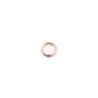 Gold filled rosé 14 carats anneaux fermé 0.64x5mm x 10pcs