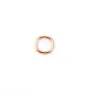 14 carats rose gold filled jumprings closed 0.64x5mm x10pcs