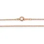 Chaîne Gold Filled rose 14 carats ovale 1.1mm 45cm x 1pc