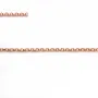 Chaîne en gold filled rose, 14 carats, maille ronde, de taille 1.3mm x 50cm