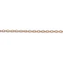 Oval chaine gold filled rose 14 carats 1.7mm x  50cm