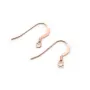 Crochet d'oreille en gold filled 14 carats rosé 14x18mm x 2pcs