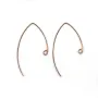 14k gold filled 30x0.7mm creole to decorate x 2pcs