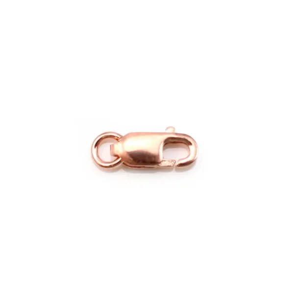 Fermoir mousqueton en gold filled 14 carat rosé 3x8mm x 1pc