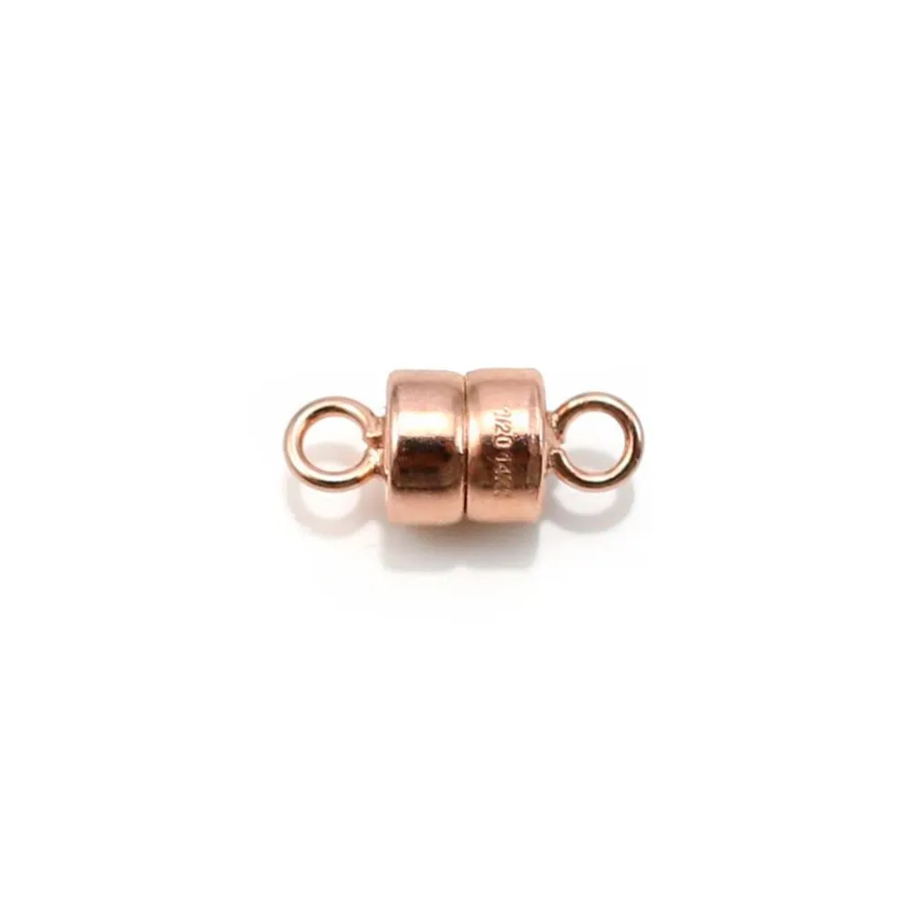 Fermoir aimanté 6mm Gold filled rose 14 carats x 1pc