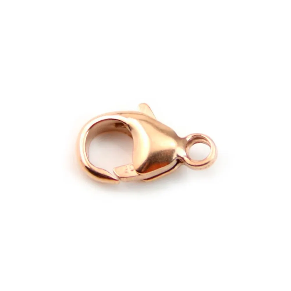 Gold filled rosé 14 carats mousqueton 6x11.5mm x 1pc