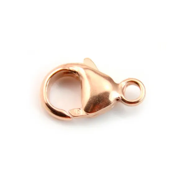 14 carats rose gold filled lobster 6x11.5mmx 1pc