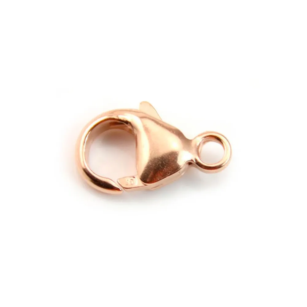 14 carats rose gold filled lobster 6x11.5mmx 1pc