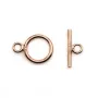 Fermoir OT  1.27x11mm Gold filled rose 14 carats x 1pc