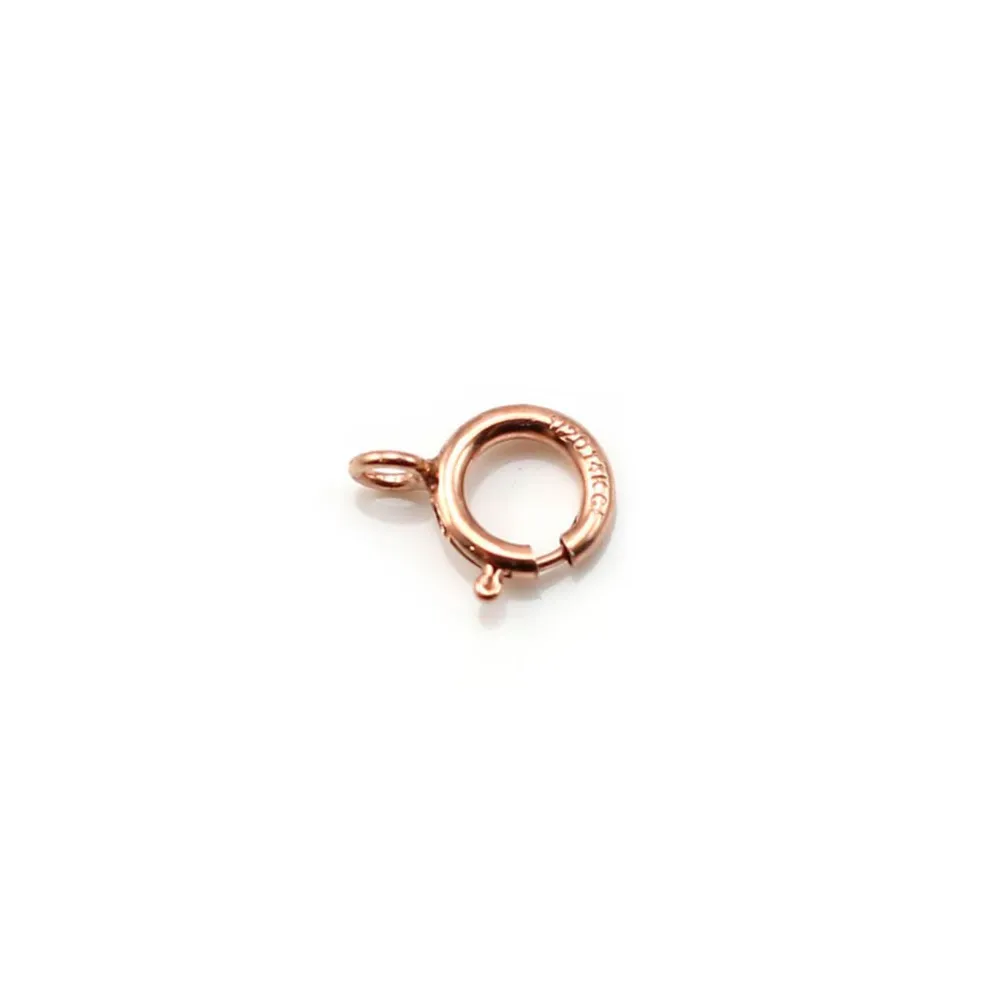 Fermoir à ressort en gold filled 14 carats rosé 5.5mm x 1pc