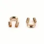 Protection for 0.31mm wired wire, 14 carat pink gold filled x 10pcs